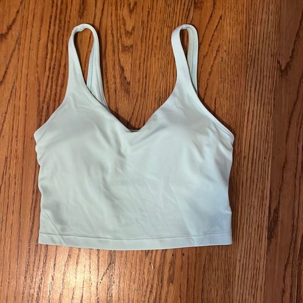 lululemon teal tank top size 6.